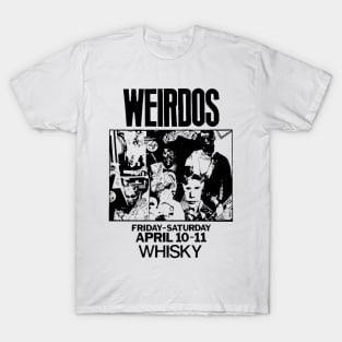 Weirdos Punk Flyer T-Shirt